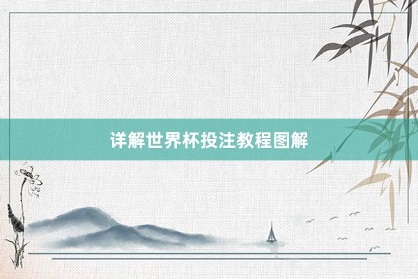 详解世界杯投注教程图解